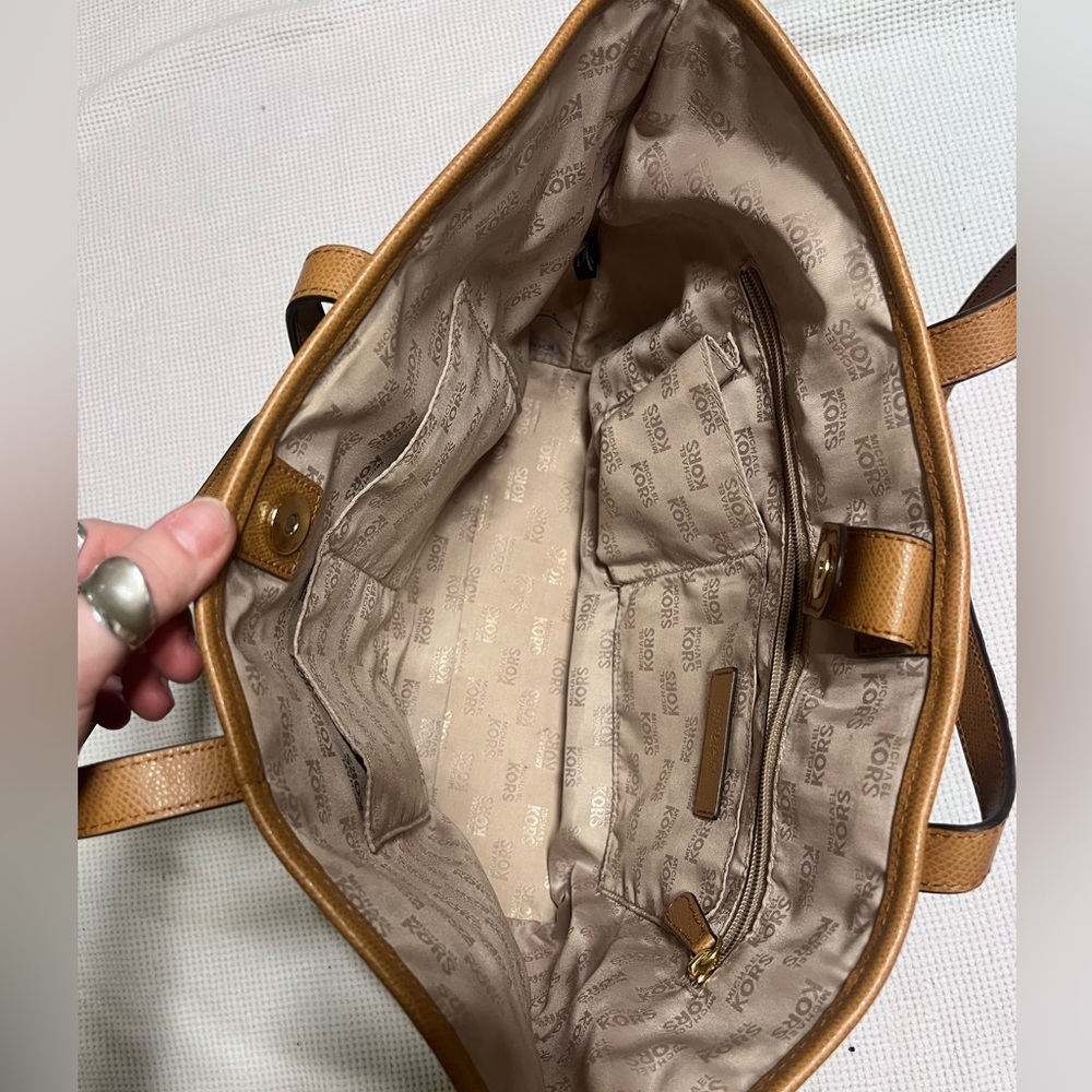 Michael Kors Brown Leather Bag - Picture 3 of 3
